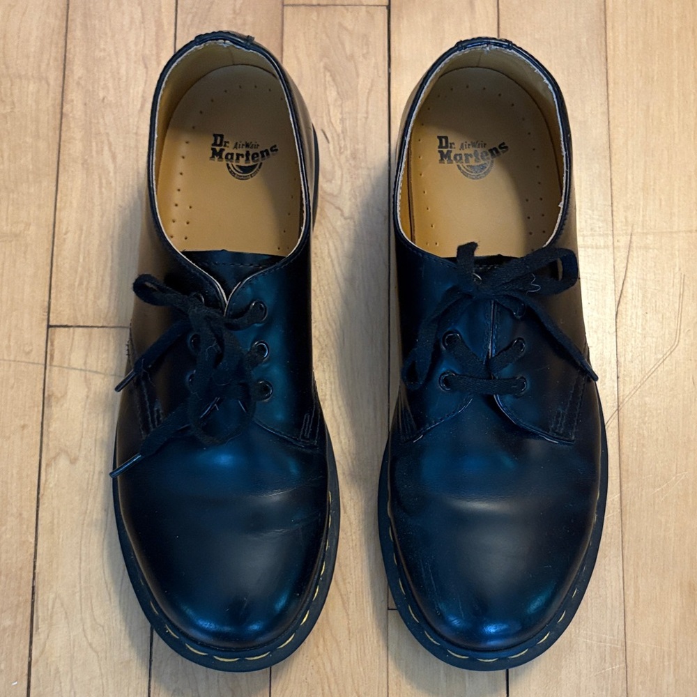 Dr. Martens Black Leather Oxfords